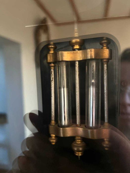 Zegar Brocot czarny marmur