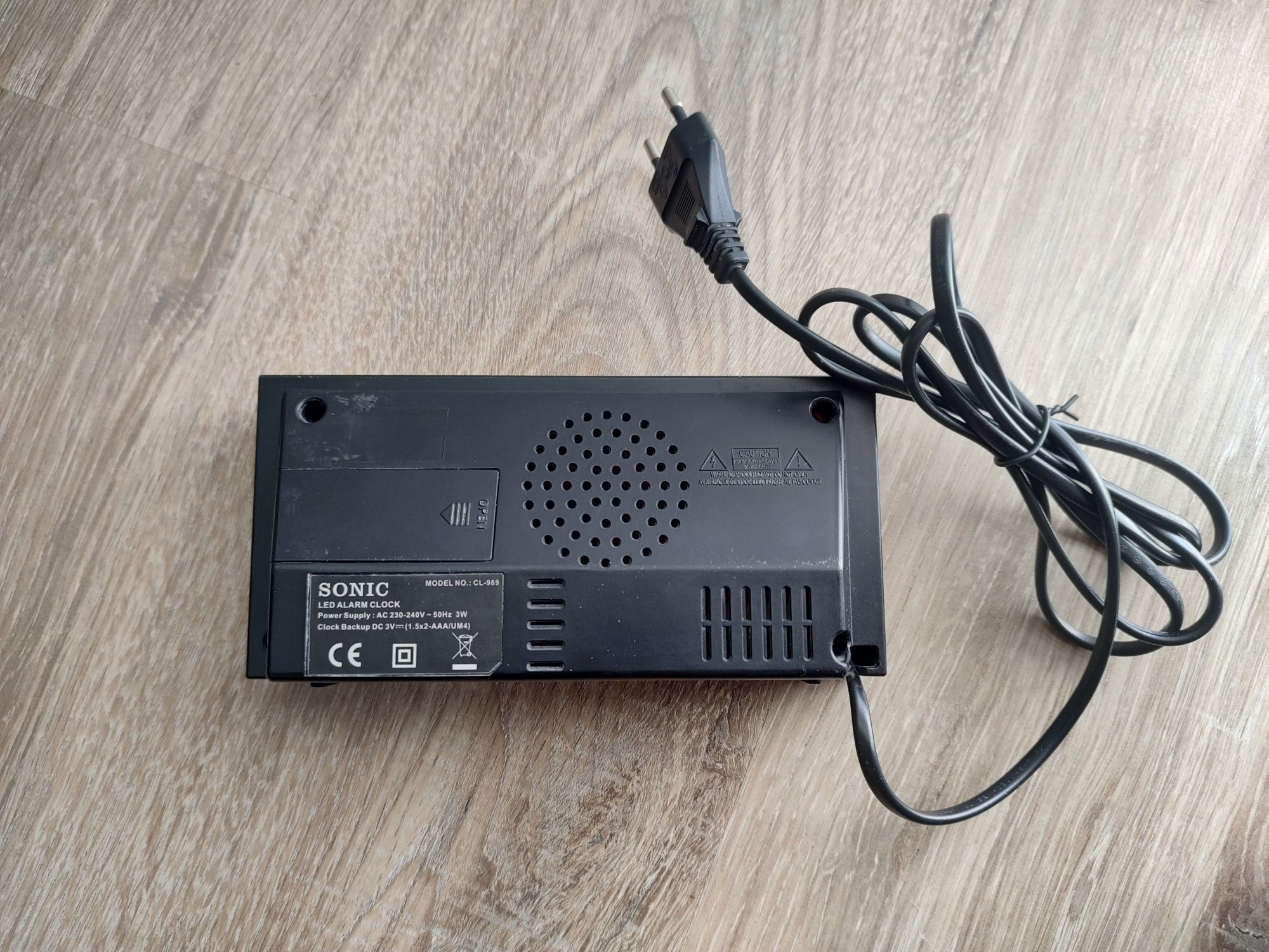 Budzik cyfrowy duży Sonic CL-989