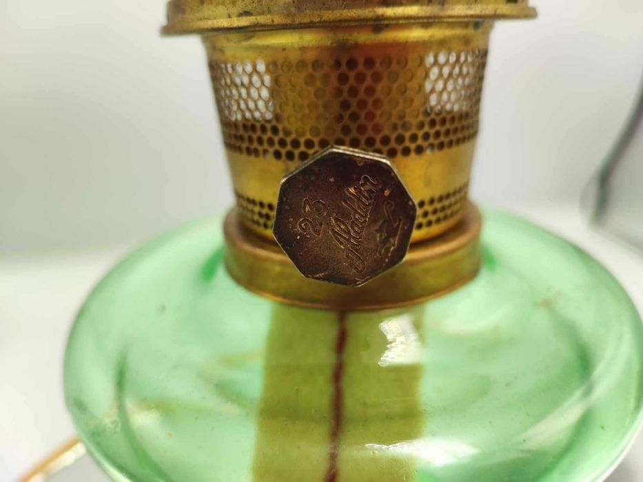 Przedwojenny zbiornik do naftowej,brenner Aladin 23,dwurzędowy