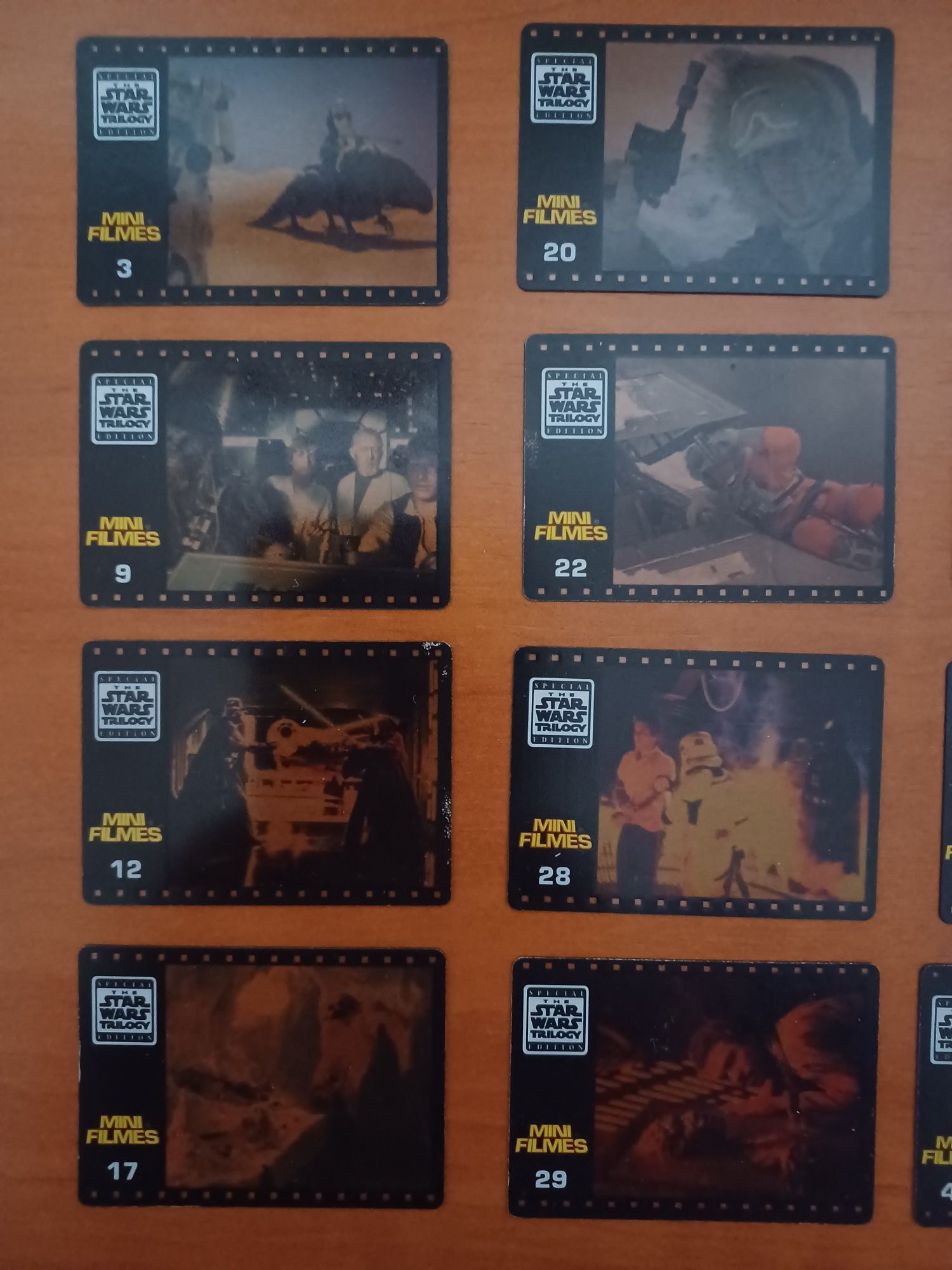 12 Mini Filmes da Star Wars Trilogy da Matutano