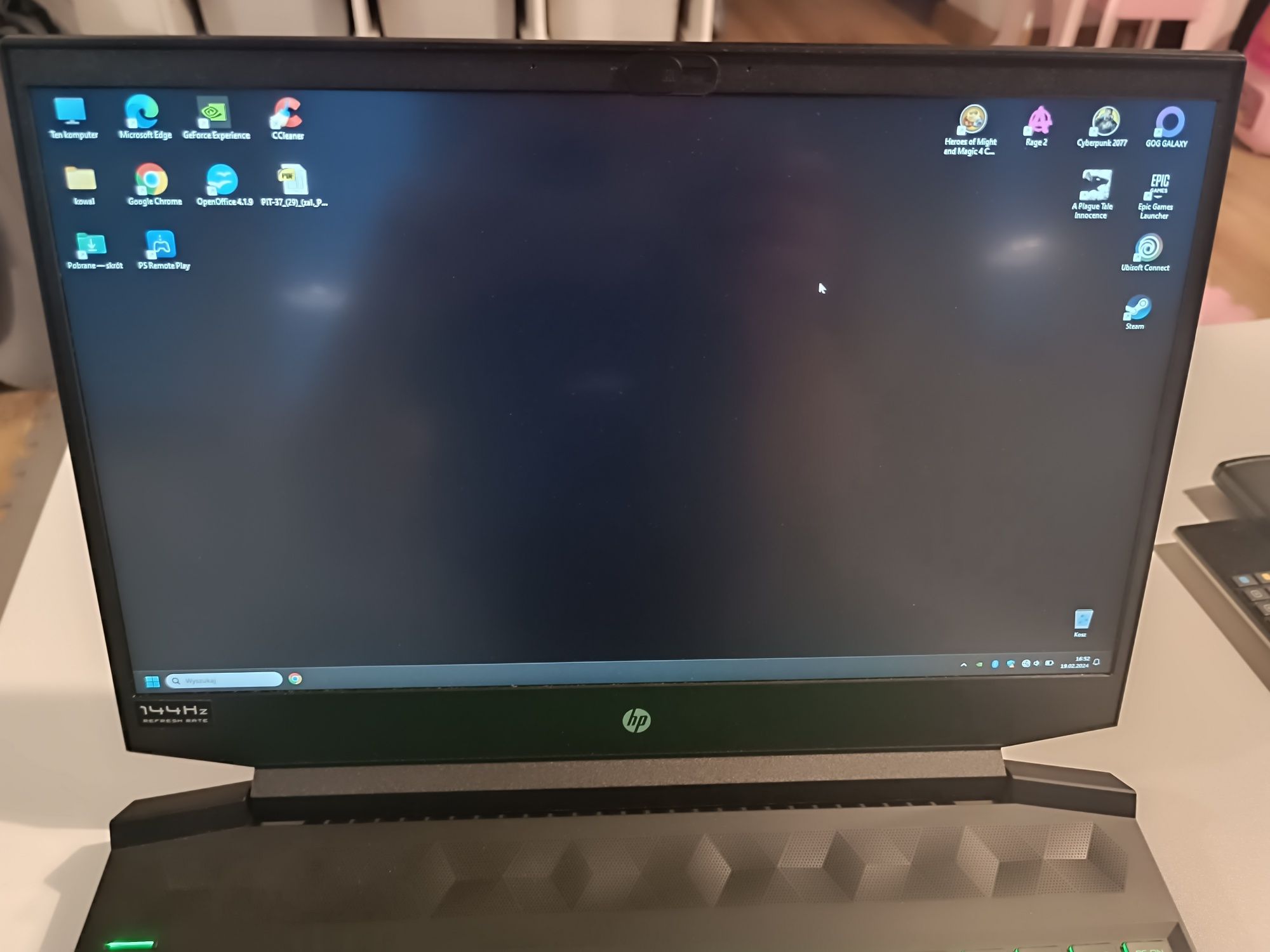 HP Pavilion Gaming Ryzen 5/16GB/512 GTX1650Ti 144Hz