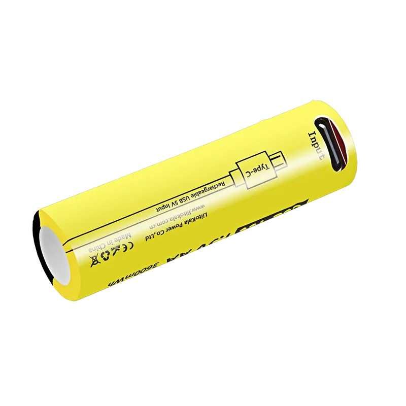 Акумулятор LiitoKala USB-T36 1.5V AA Гарантія + кабель зарядки і кейс
