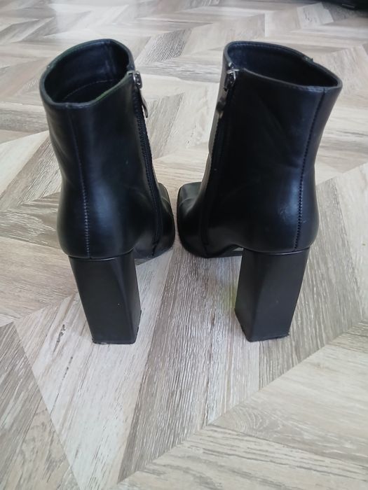 Botki skóra naturalna roz.40