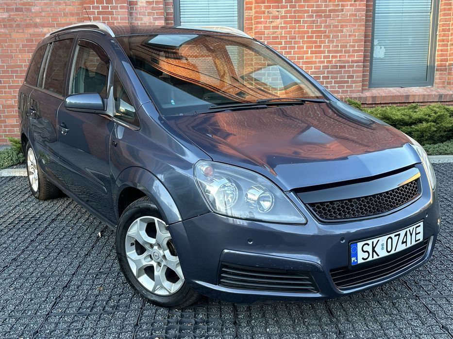 Opel Zafira 2006r 1.9CDTi 120km, 7 Osób, Nawigacja, Półskóra