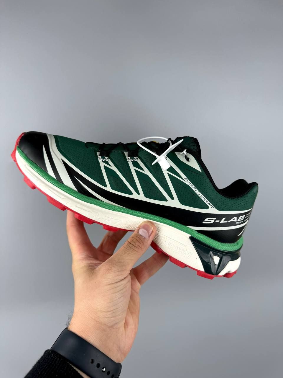 Salomon XT-6 Black Green|Кросівки Саламон зеленого коляру