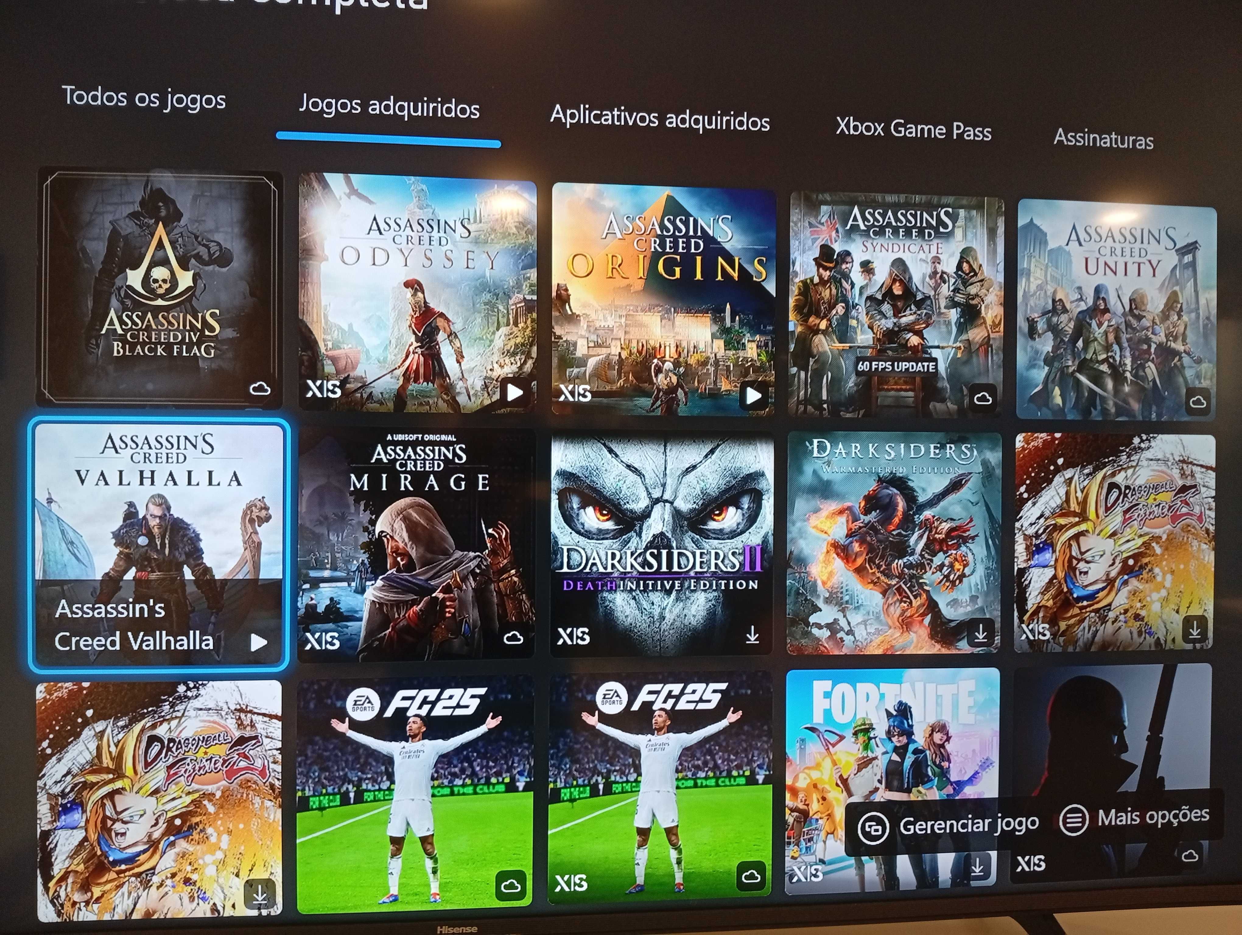 Xbox série S 1T black
