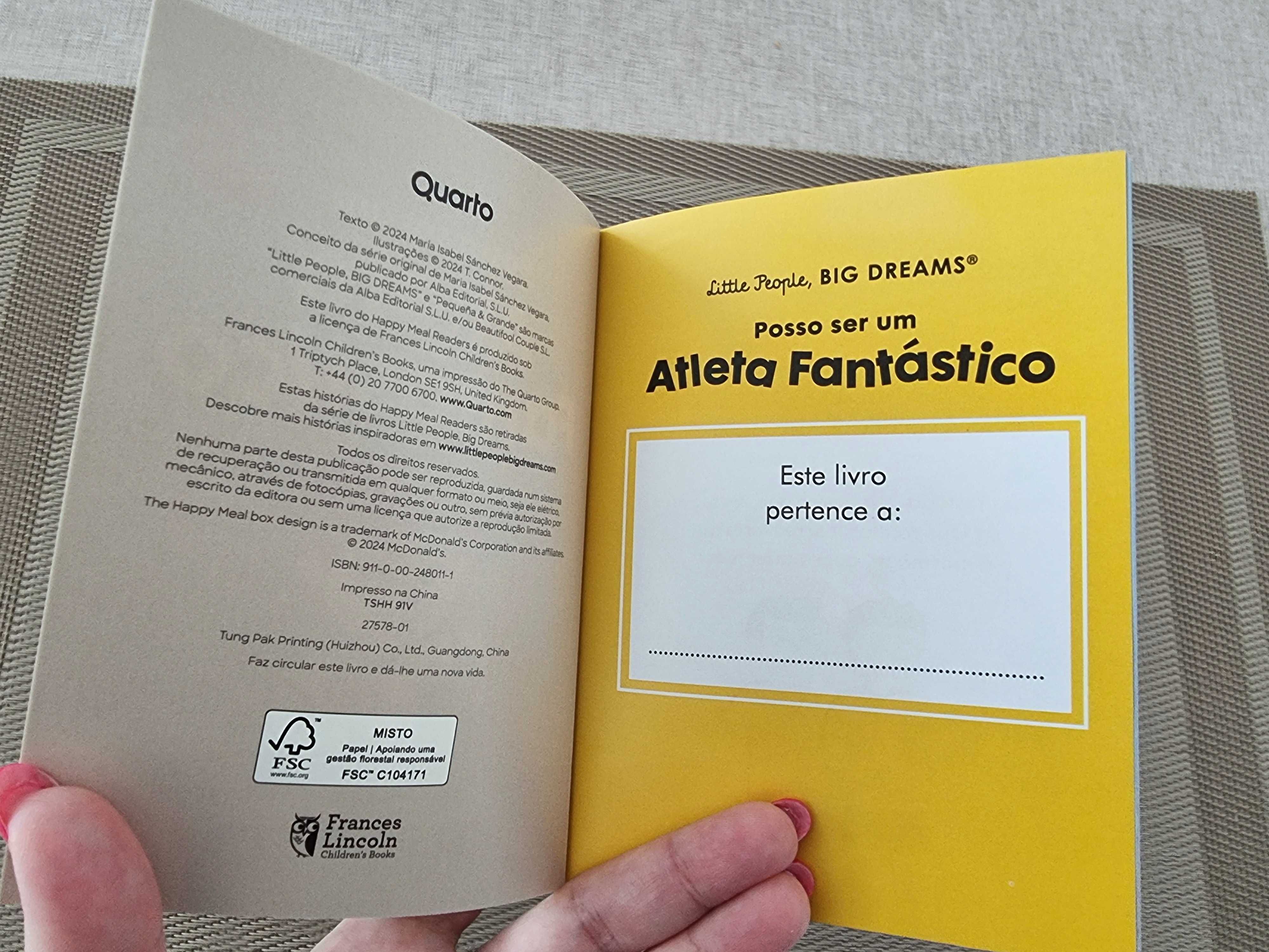 Livro "Posso ser um Atleta Fantástico - Terry Fox"