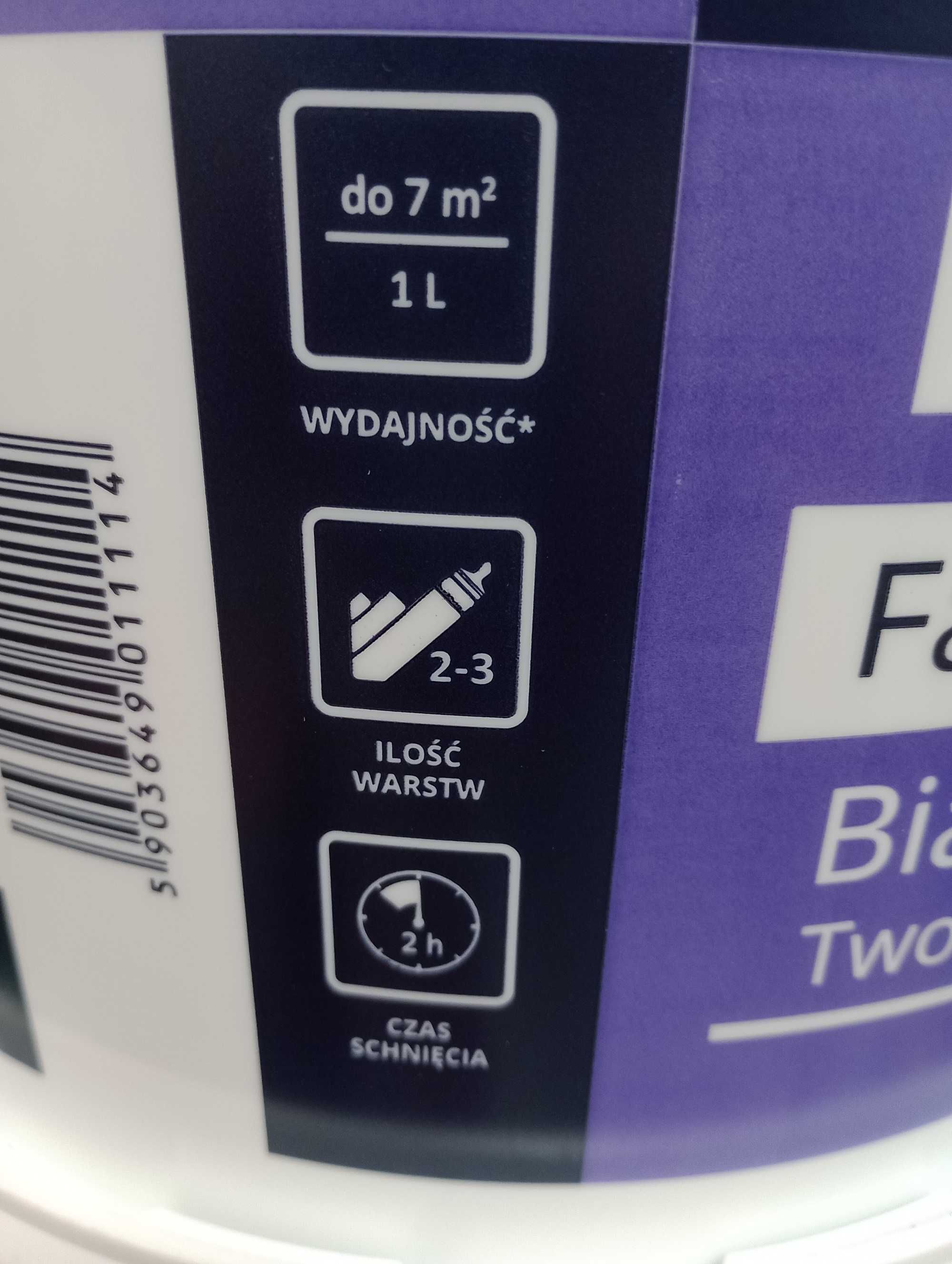 Iriss Farba Fasadowa/zewnętrzna Akrylowa 10L Biała brutto