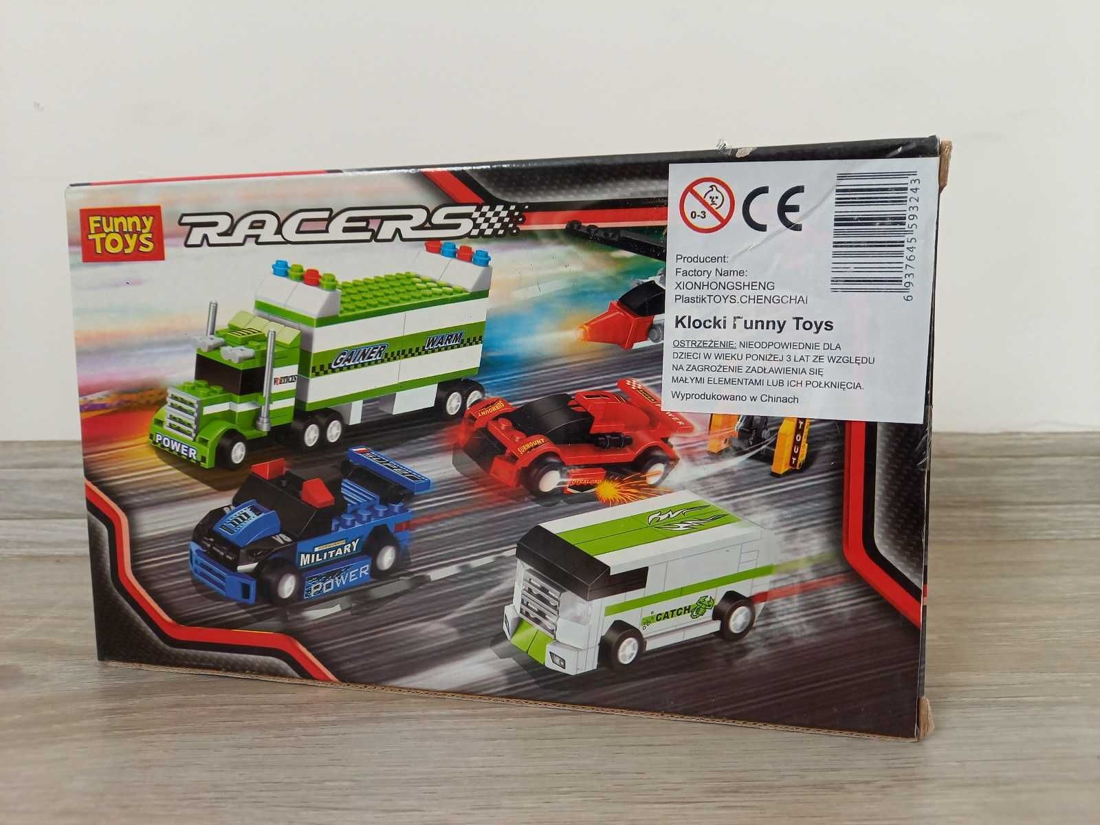 NOWE Klocki Auto z wyrzutnią 125 elementów 0255 Peizhi Racers jak Lego