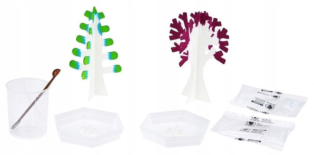 Kryształowe Drzewka Hodowla Kryształów Magiczne Drzewko Eksperymenty