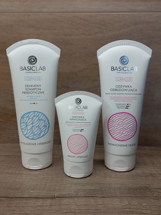 Zestaw nowych kosmetyków do włosów BasicLab