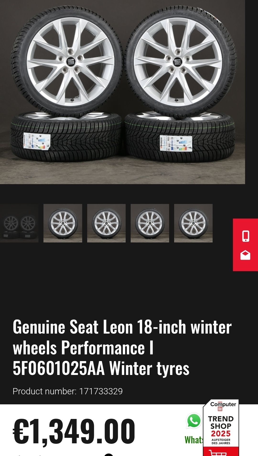Jantes 18 seat performance