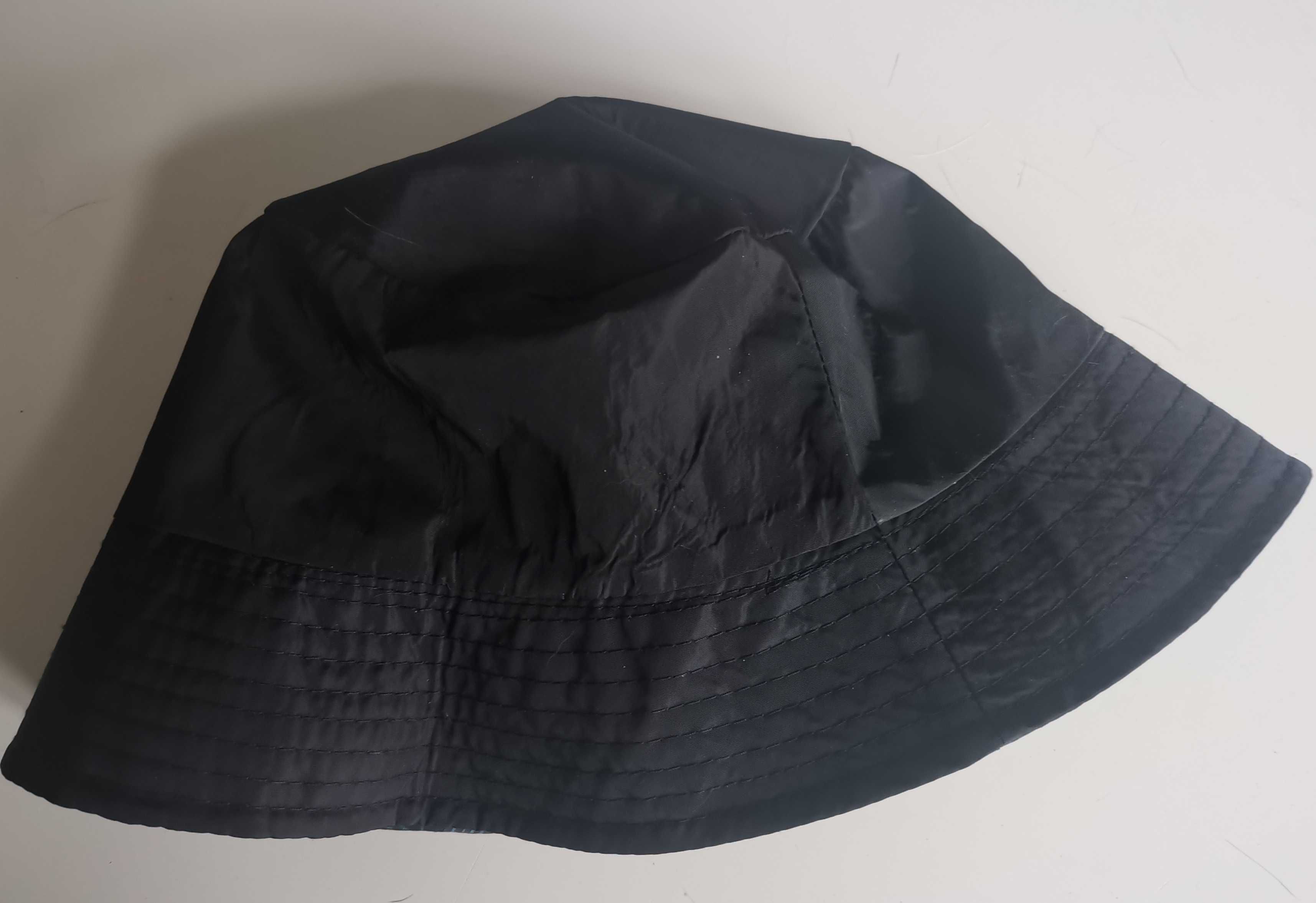 Modny kapelusz bucket had Nowy Dwustronny! Czarny Kolorowe tygrysy