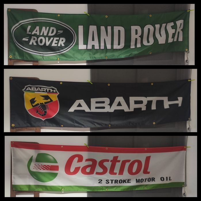 Bandeiras Faixas com 2,4m x 0,60m