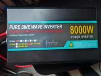 Przetwornica falownik inwerter czysty sinus 12V, 24V 220V 8000W 12000W