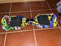 Hoverboard com algumas marcas de uso