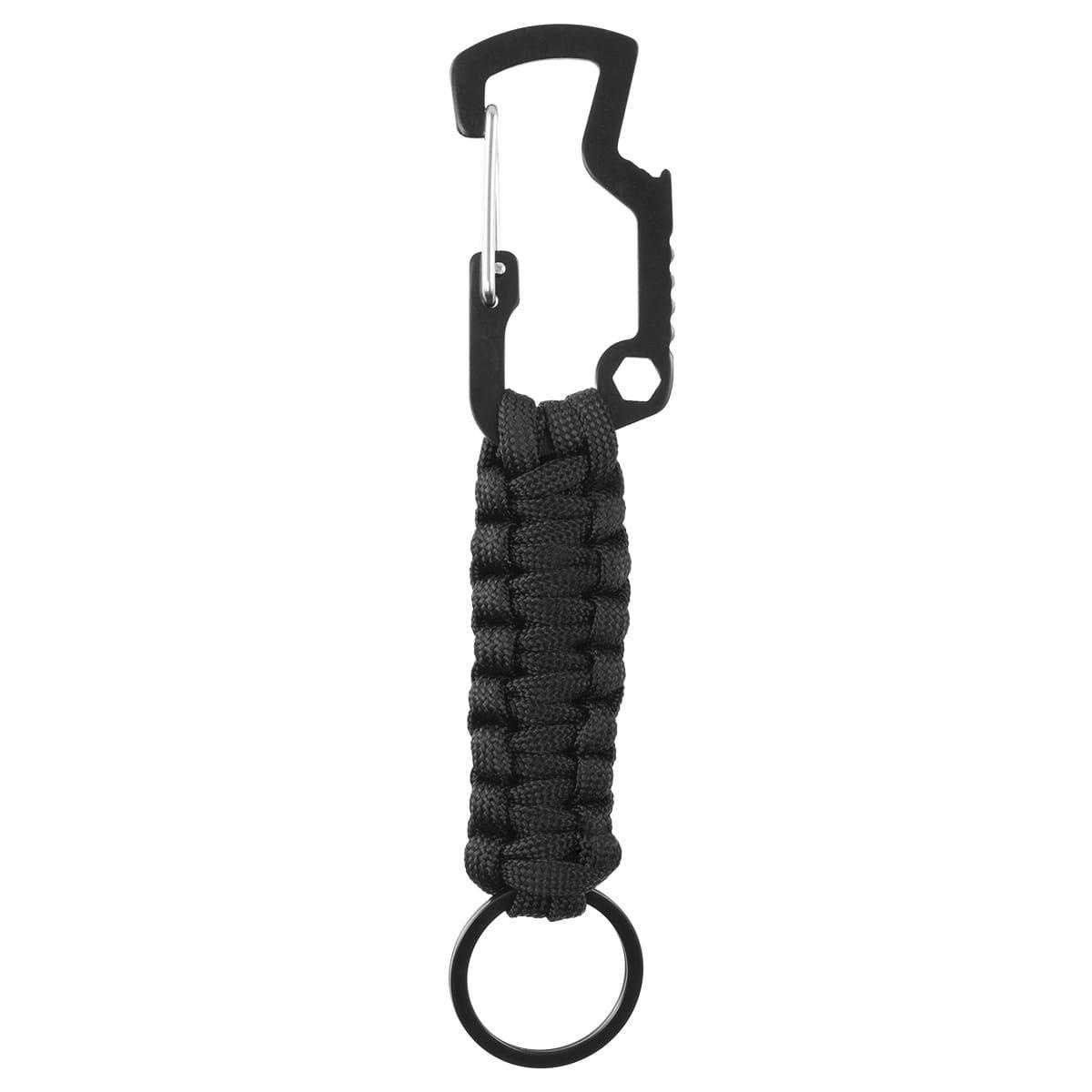 Karabińczyk Taktyczny Survivalowy Paracord Brelok Breloczek Do kluczy