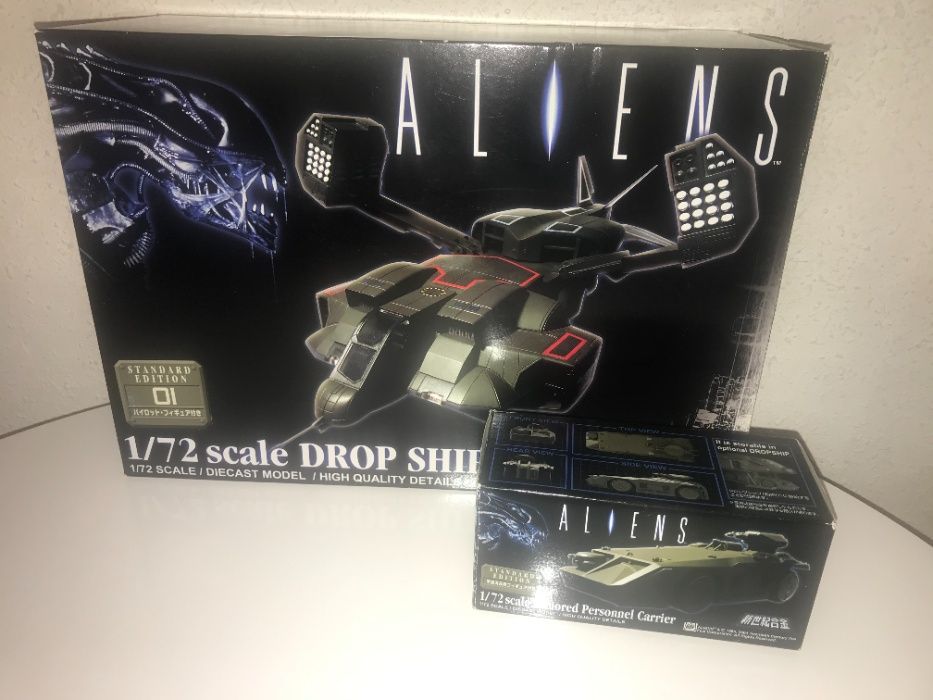 Aliens Dropship + APC 1/72 diecast model