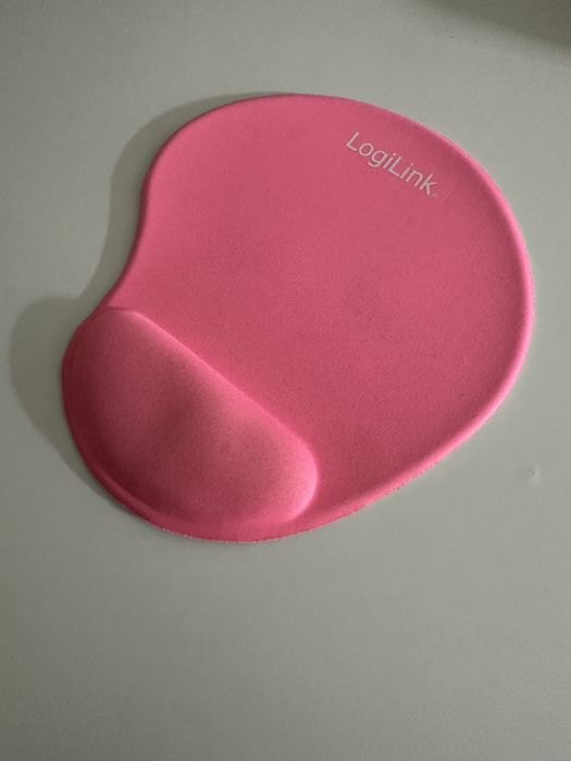 Neonowa podkładka pod myszke z żelową poduszką pod nadgarstek