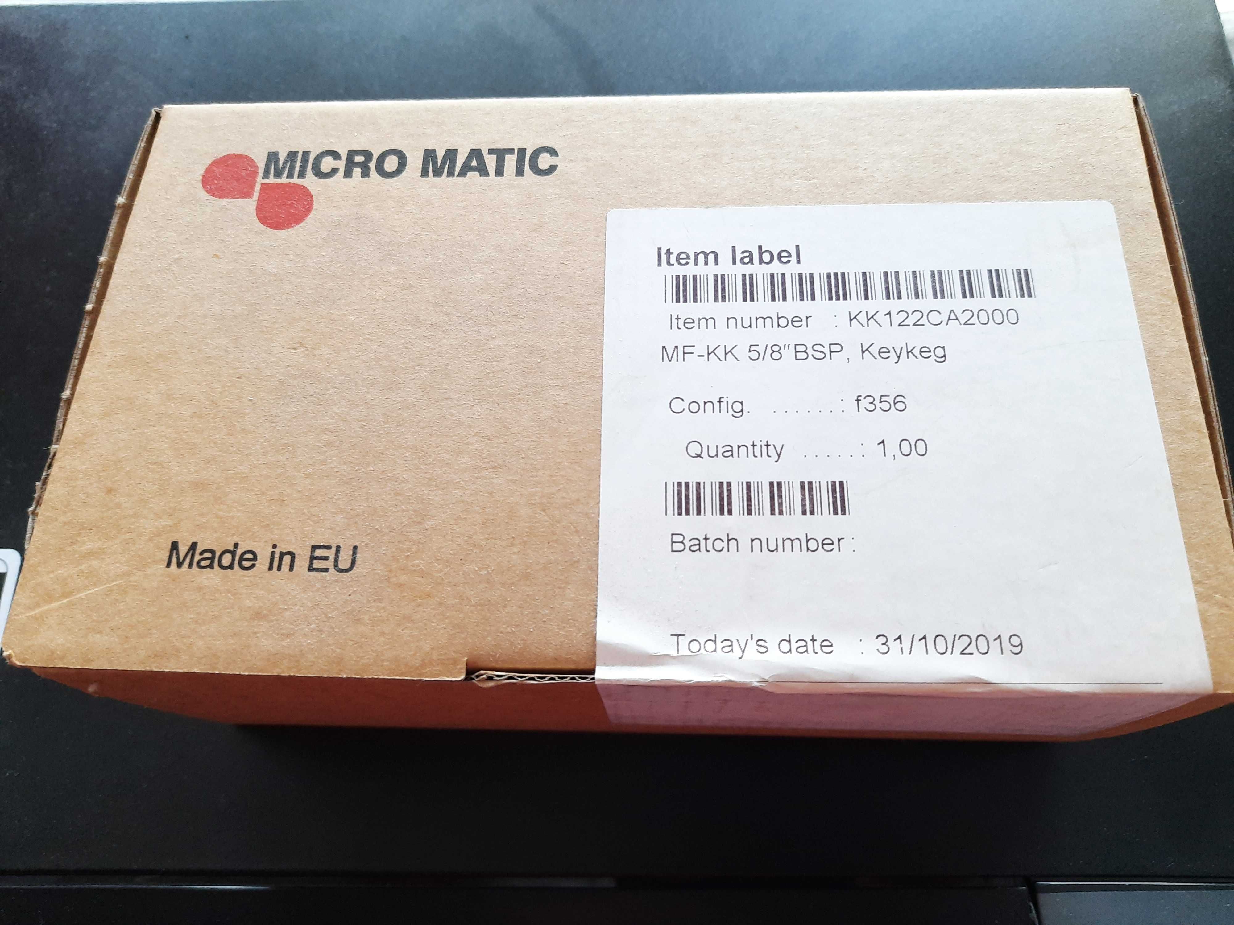 Заборная головка (клещи) Micro matic тип F KeyKeg НОВАЯ ОРИГИНАЛ