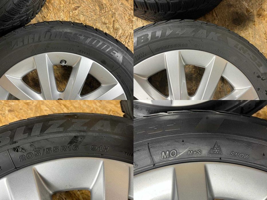 Alufelgi Mercedes koła zimowe 205 R16 205/55R16 5x112 W246 bridgestone