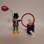 Playmobil clown z psami