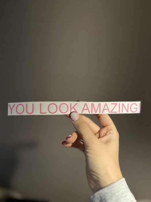 Naklejka na lustro You look amazing!