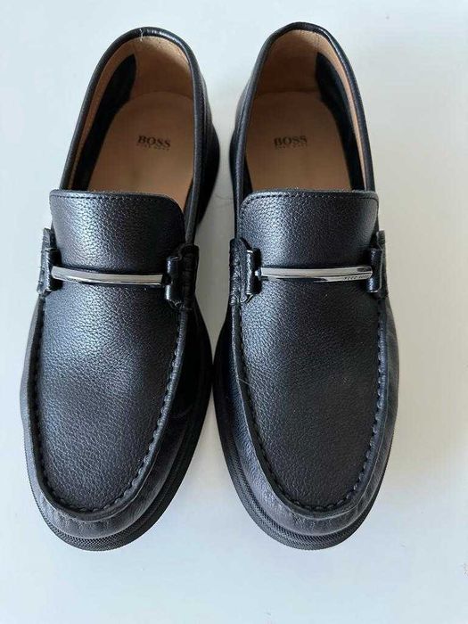 Loafers em pele Hugo Boss