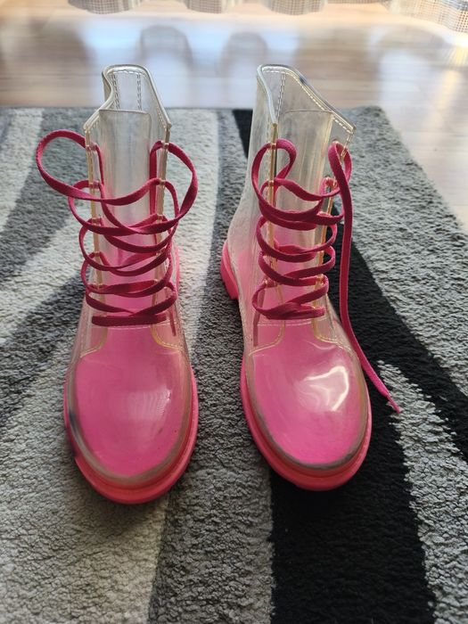 Kalosze gumiaki transparentne 37