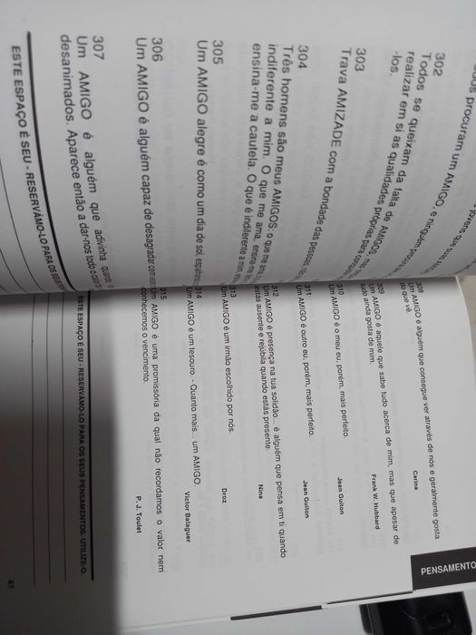 Livros: Pensamentos, Pensadores, Provérbios- Estante Editora