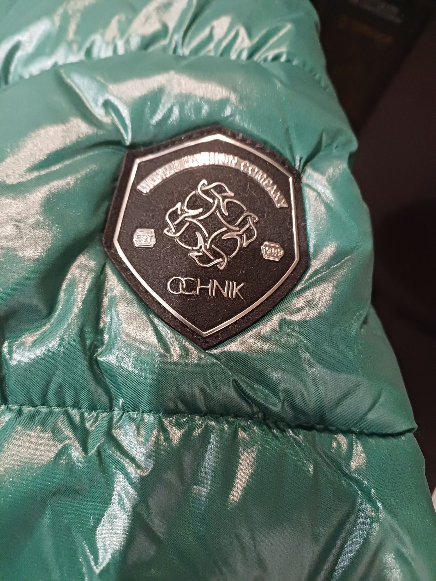 Kurtka puchowa ochnik zielona xl
