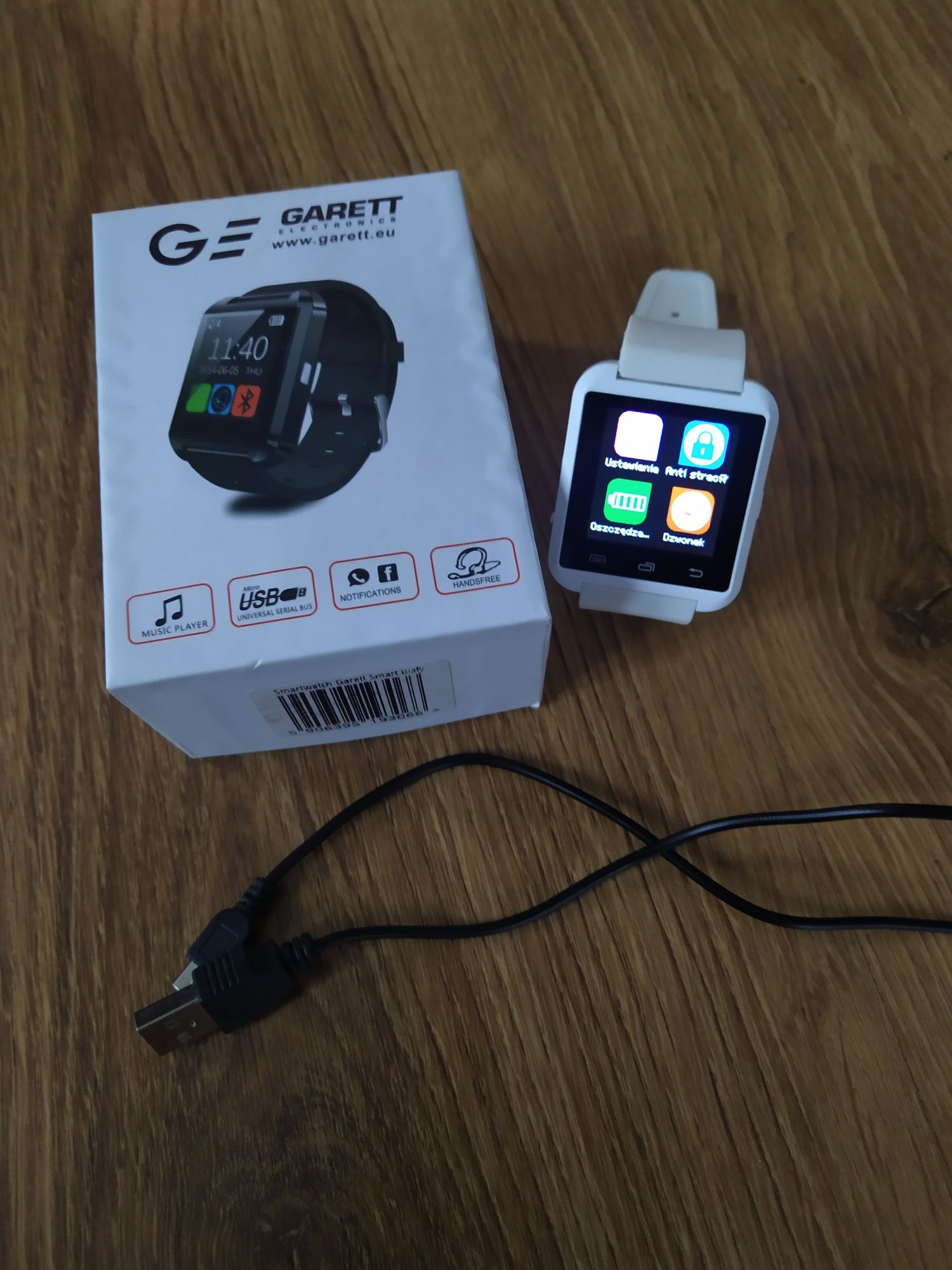 Garett Smart smartwatch biały