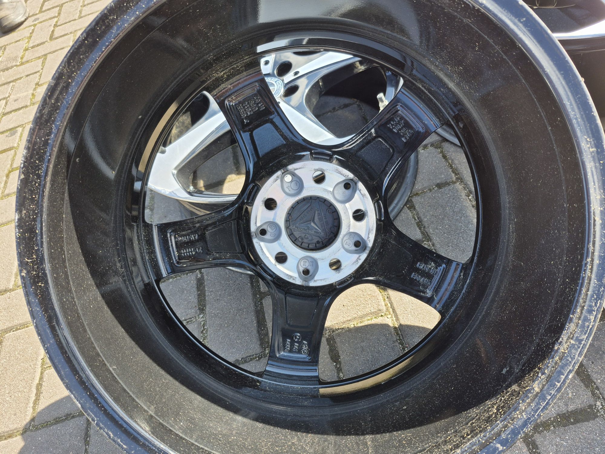Felgi Alu z Czujniki Oryg MERCEDES 2xSzerokość 5x112  18 Cal 7.5J 8.5J