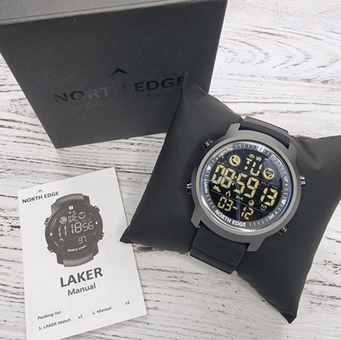 Годинник North Edge Laker 5BAR Black