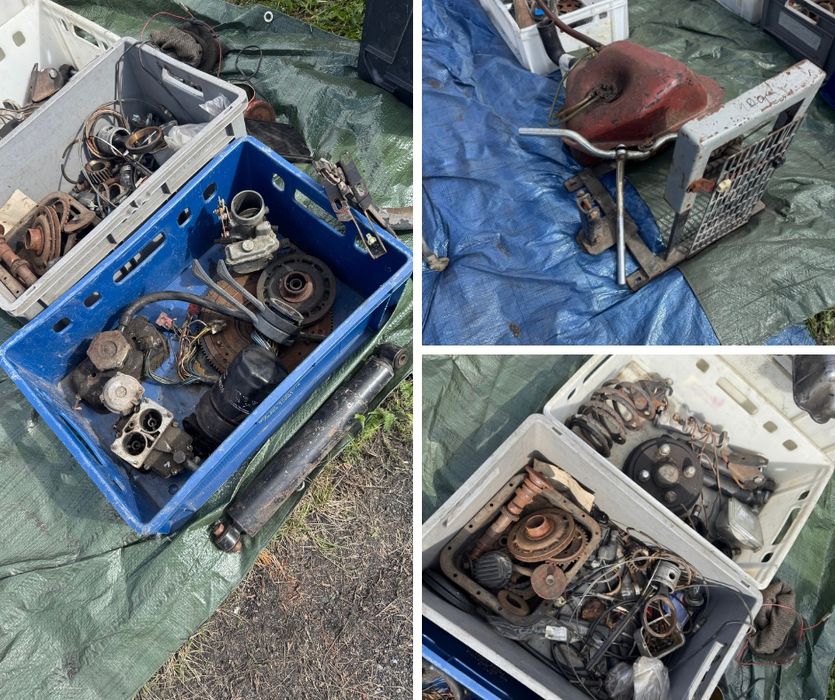Duży Zestaw czesci Jawa, Simson, Komar, Fiat 126p 125p