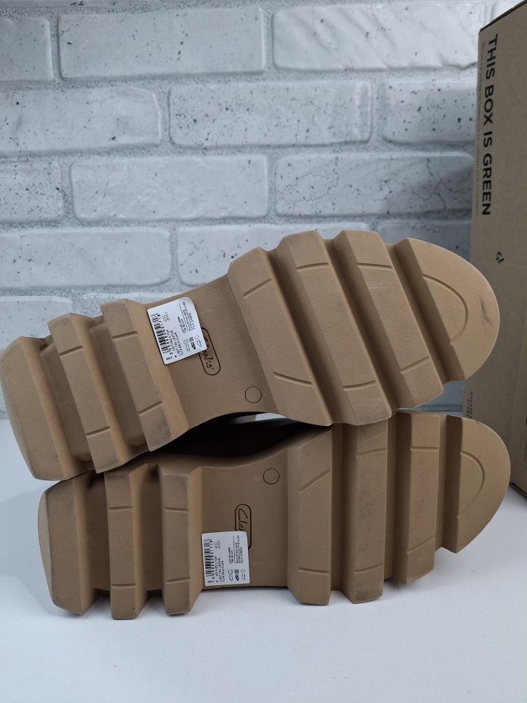 Botki sztyblety Clarks Motive 2.0 r.39,5 skóra naturalna
