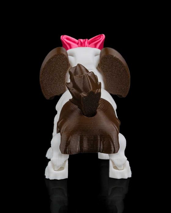 Ruchoma Figurka Shih Tzu ze Stylową budą i Miseczkami