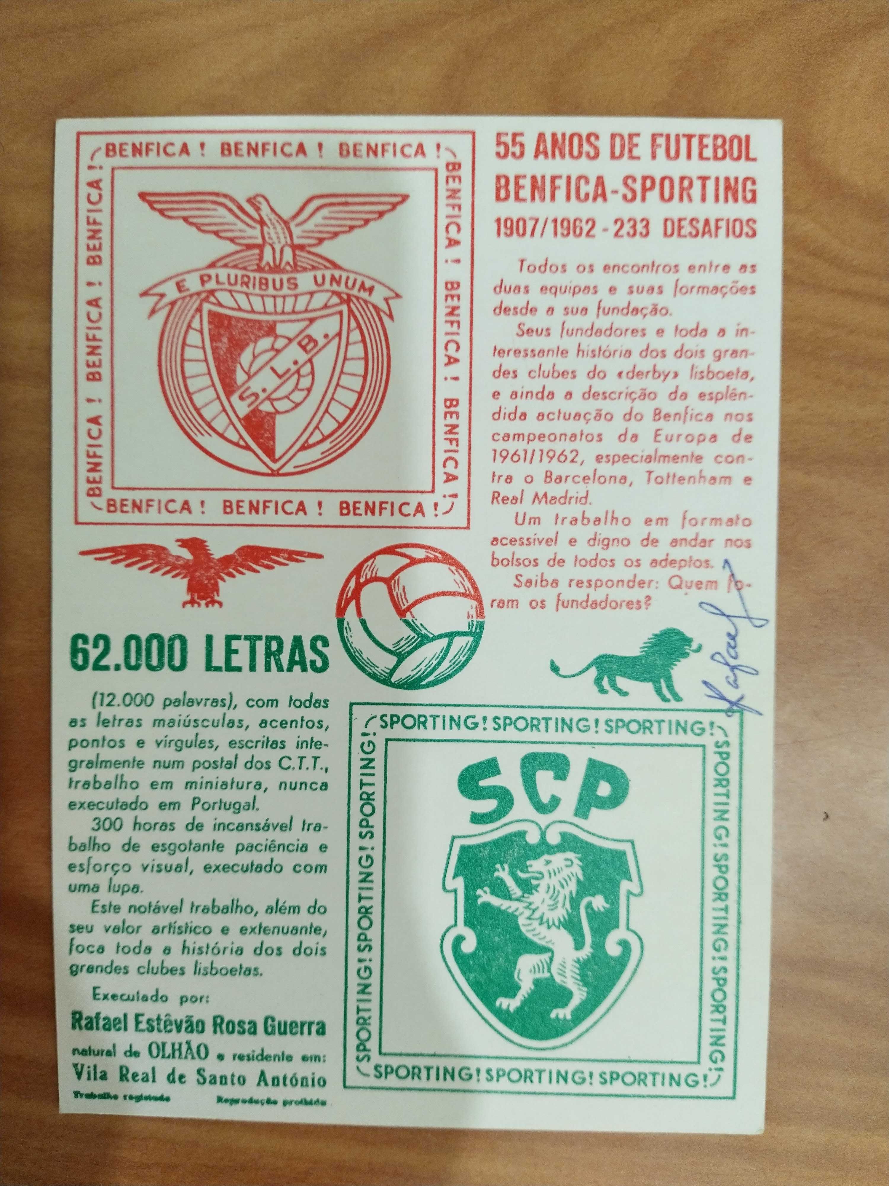 55 anos de Futebol Benfica - Sporting - 233 Desafios