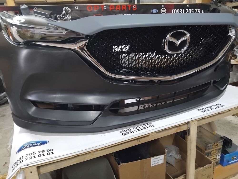 Cx5 фары накладка mazda cx-5 KF фари бампер решітка 2017-2024
