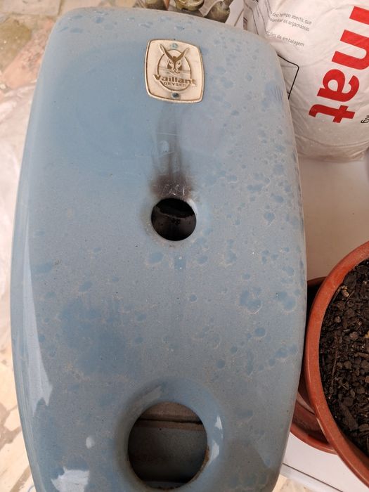 Esquentadores a funcionar