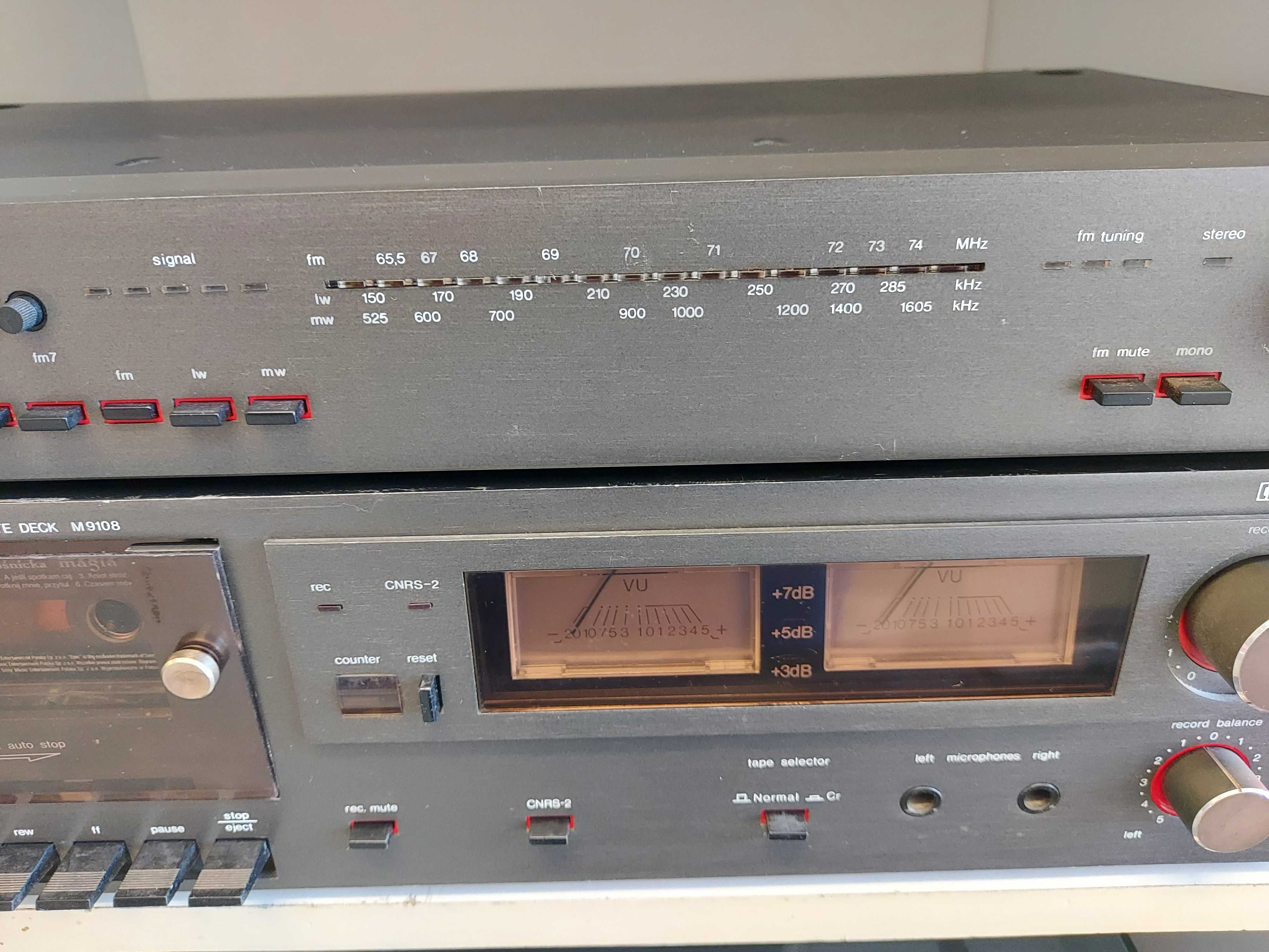 Unitra magnetofon Stereo Cassette Deck M9108