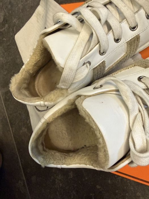 Hermès Leder кроссовки зима