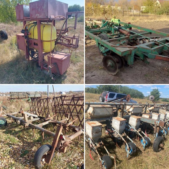 Навісне під МТЗ/ЮМЗ: СУПН, культиватор, обприскувач і дискова