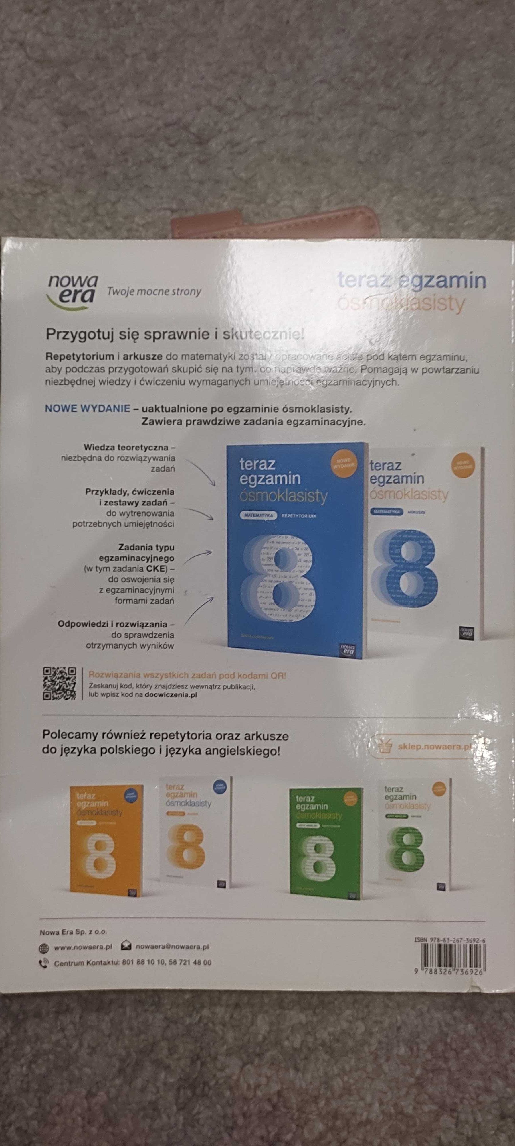 Repetytorium na egzamin ósmoklasisty matematyka