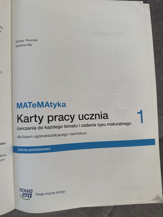 Matematyka nowa era 1 + ćwiczenia