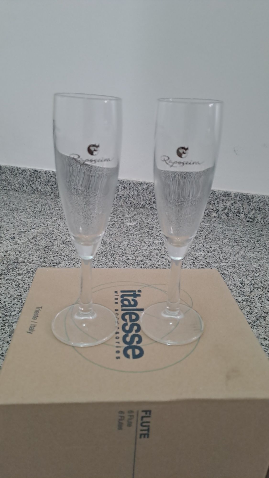 6 flutes de champanhe