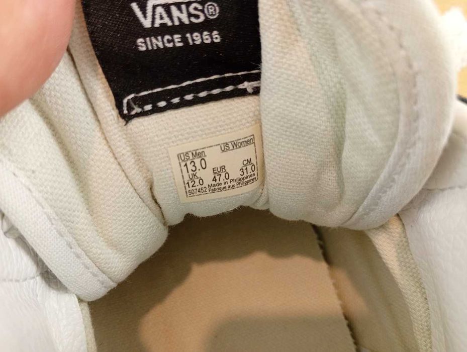 Vans MID SKOOL 37, buty sportowe, rozmiar 47