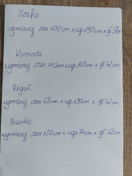Komplet mebli młodzieżowych