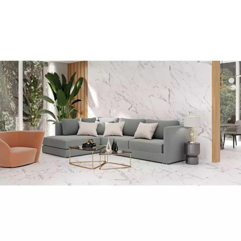 Cersanit Atlantis White Satin Rect Керамограніт 59,8х119,8 см