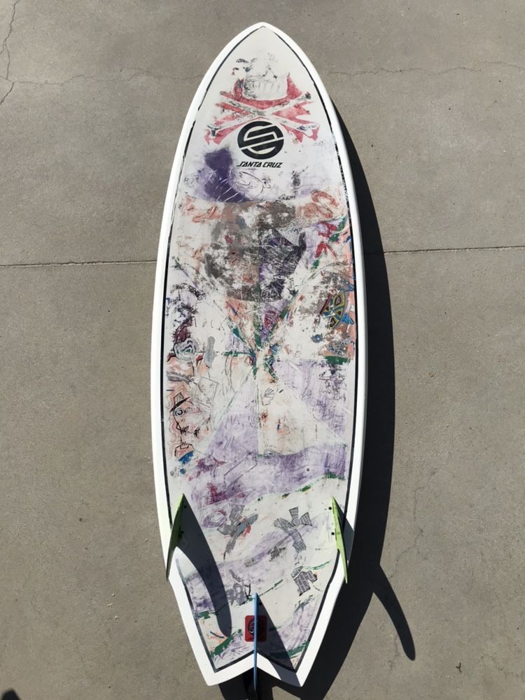 Prancha surf Santa Cruz - Ozzie Wright model - epoxy 5'8''